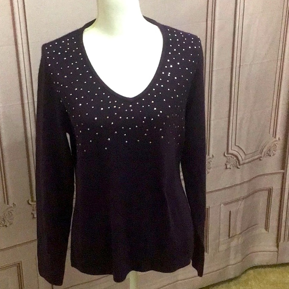 - All That Sparkles Long Sleeve Sweater
